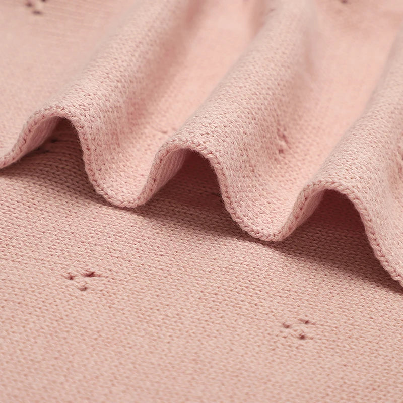 Baby heart blanket