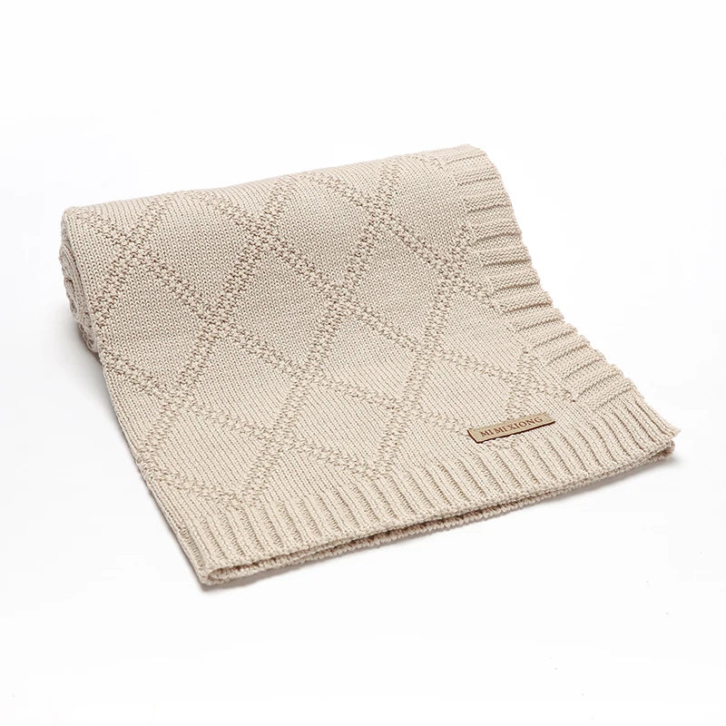 Baby blanket geometric design