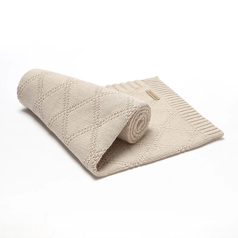Baby blanket geometric design